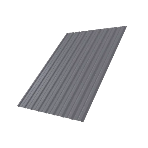 Профнастил С10B 0,5 PE RAL 7004 сигнальный серый