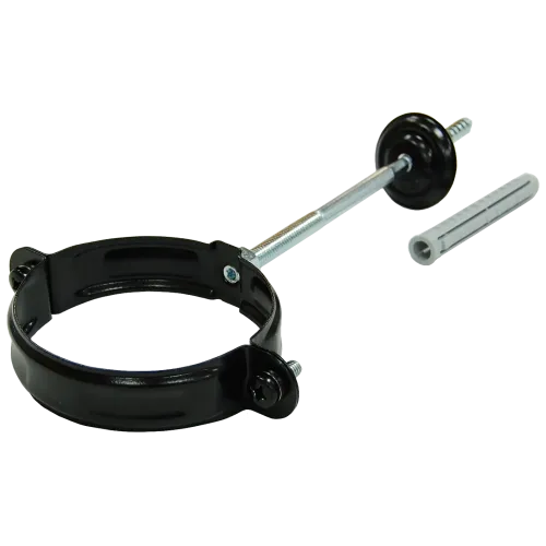 Хомут трубы 90 мм RAL 9005 черный