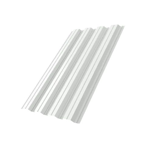 Профнастил НС44R 0,5 PE RAL 9003 сигнальный белый