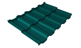 Профиль волновой модульный квинта Uno Grand Line c 3D резом 0,45 PE RAL 5021 водная синь