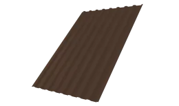 Профнастил С20B 0,5 Satin Matt RAL 8017 шоколад DRIP