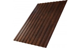 Профнастил С8A v02 Grand Line 0,45 Print-Double Premium с пленкой Cherry Wood Dark FTC