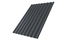 Профнастил С20R 0,7 PE lite RAL 7024 мокрый асфальт