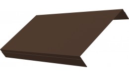 Ламель обратная 150 жалюзи Texas 0,5 Velur X с пленкой RAL 8017 шоколад