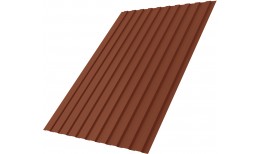 Профнастил С8B v01 Grand Line 0,5 Satin Matt RAL 8004 терракота