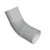Колено стока трубы Vortex Проект 146мм RAL 7004 сигнальный серый