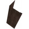 Нащельник (для калиток и ворот) 25х35 жалюзи Milan, Tokyo, Palermo 0,45 Print Elite с пленкой Antique Wood TwinColor (L1,68)