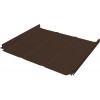 Кликфальц Pro Line Grand Line 0,5 Drap TX с пленкой на замках RAL 8017 шоколад