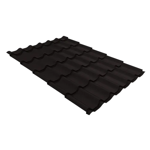 Металлочерепица классик 0,45 Drap RAL 9005 черный