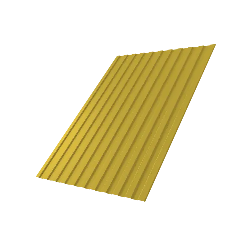 Профнастил С8A v02 Grand Line 0,45 PE с пленкой RAL 1018 цинково-желтый