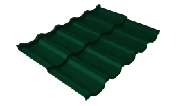 Профиль волновой модульный квинта Uno Grand Line c 3D резом 0,45 Drap TX RAL 6005 зеленый мох