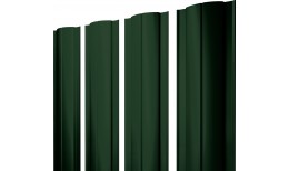 Штакетник Круглый с прямым резом Grand Line 0,5 Сатин матовый ТХ RAL 6020 хромовая зелень