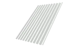 Профнастил С21R 0,5 PE с пленкой RAL 9003 сигнальный белый