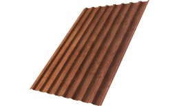 Профнастил С20B Grand Line 0,45 Print Premium с пленкой Rowan Wood Intense FTC