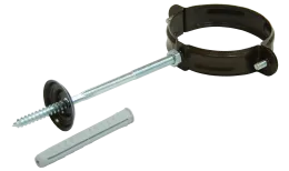 Хомут трубы 90 мм RR 32 темно-коричневый