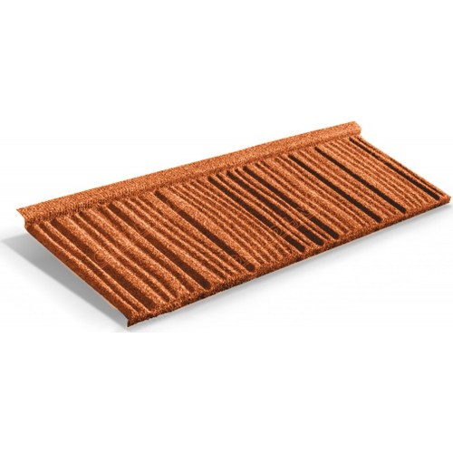 Лист Metrotile WoodShake терракотовый