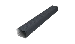 Труба гофрированная Vortex в2 76х102х2000мм RAL 7024 мокрый асфальт