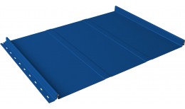 Кликфальц Line Grand Line 0,5 Satin с пленкой на замках RAL 5005 сигнальный синий