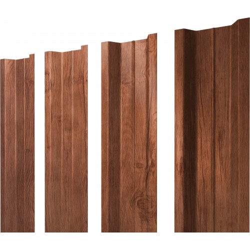 Штакетник П-образный В с прямым резом 0,45 Print Premium Rowan Fresh TwinColor