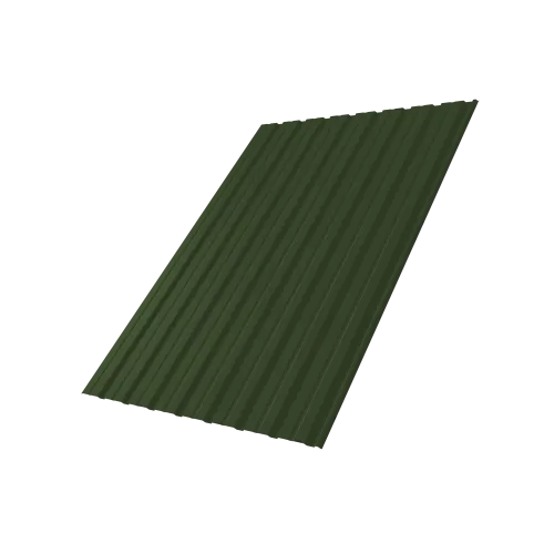 Профнастил С10R 0,5 Satin Matt TX RAL 6020 хромовая зелень
