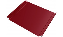 Кликфальц Double Pro Grand Line 0,45 ПЭ с пленкой на замках RAL 3003 рубиново-красный