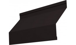 Ламель жалюзи Milan new 0,45 PE-Double с пленкой RAL 9005 черный