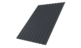 Профнастил С8A v03 0,5 Satin Matt RAL 7024 мокрый асфальт