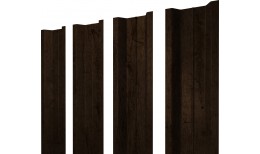 Штакетник П-образный В с прямым резом 0,45 Print Elite Antique Wood TwinColor