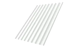 Профнастил С20R 0,5 PE с пленкой RAL 9003 сигнальный белый