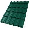 Металлочерепица квинта плюс 0,5 Satin Matt TX RAL 6005 зеленый мох