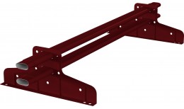 Снегозадержатель Стандарт Т4 d 40х20 RAL 3005 (1м)