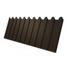 Профнастил С8A v02 фигурный Grand Line 0,45 Drap TX RR 32 темно-коричневый