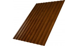 Профнастил С8A v02 Grand Line 0,45 Print-Double Premium с пленкой Golden Wood Intense F