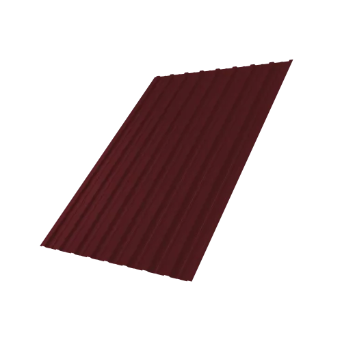 Профнастил С10A 0,5 PE RAL 3005 красное вино