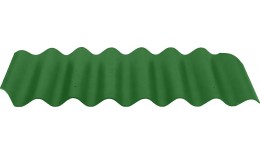 Черепица фиброцементная Тисма 40/150-8-575х1130х5,8 зеленый