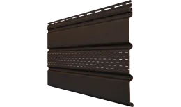 Софит Classic Grand Line частично перфорированный шоколадный (3,0м)