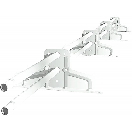 Снегозадержатель Стандарт Т4 d 25 RAL 9003 (3м)