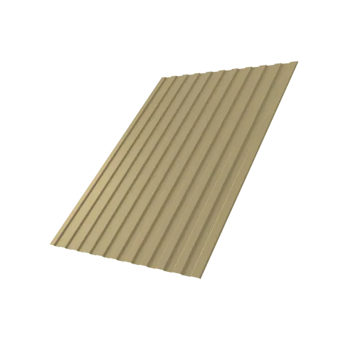 Профнастил С8A v03 0,45 PE RAL 1014 слоновая кость