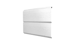 Софит ЭкоБрус new c перфорацией 0,5 Satin RAL 9003 сигнальный белый