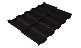 Профиль волновой модульный квинта Uno Grand Line c 3D резом 0,45 Drap TX RAL 9005 черный