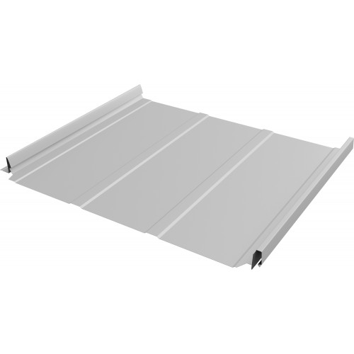 Кликфальц Про Line Grand Line 0,45 Drap ТХ с пленкой на замках RAL 7047 телегрей 4