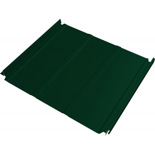 Кликфальц Double Pro Line Grand Line 0,45 ПЭ с пленкой на замках RAL 6005 зеленый мох