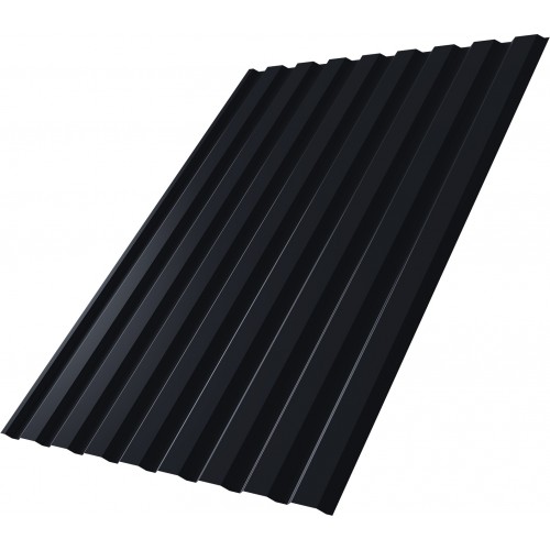 Профнастил С20A Grand Line 0,7 Полиэстер слим RAL 7024 мокрый асфальт