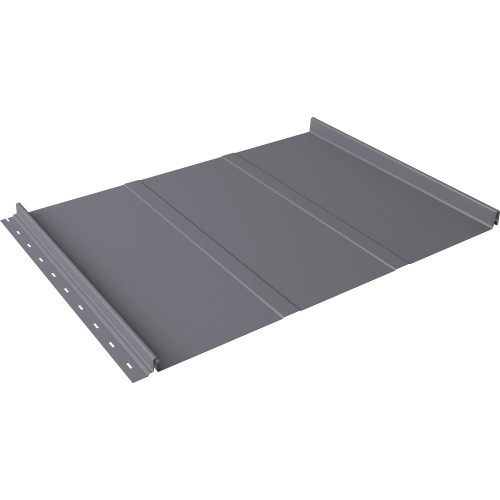 Кликфальц Line Grand Line 0,45 Drap с пленкой на замках RAL 7004 сигнальный серый