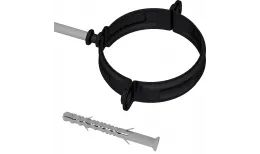 Хомут трубы на кирпич 100 мм Мatt RAL 9005