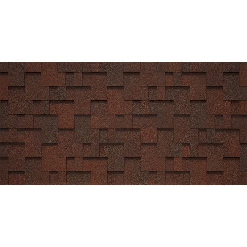 Черепица гибкая Tegola Unica Lazio nocciola 418 (фундук коричневый)