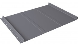 Кликфальц Line Grand Line 0,5 Satin с пленкой на замках RAL 7004 сигнальный серый