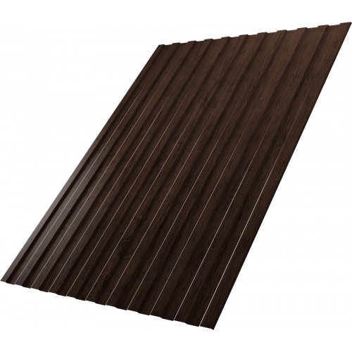 Профнастил С8A v03 Grand Line 0,45 Print Premium с пленкой Antique Wood TwinColor