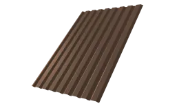 Профнастил С20A 0,5 PE lite RAL 8017 шоколад