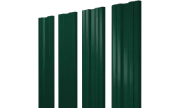 Штакетник Twin с прямым резом 0,45 PE RAL 6005 зеленый мох